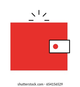 wallet money isolated icon