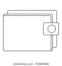 wallet money isolated icon