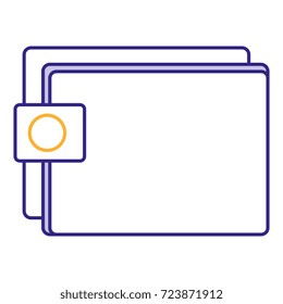 wallet money isolated icon