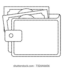 wallet money isolated icon
