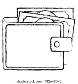 wallet money isolated icon