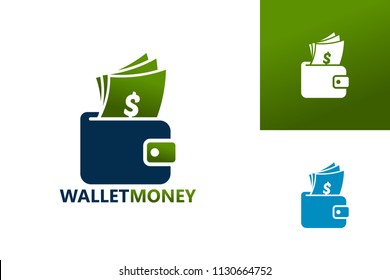 Wallet Money Logo Template Design Vector, Emblem, Design Concept, Creative Symbol, Icon