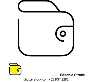 Wallet Money Outline Icon Eps