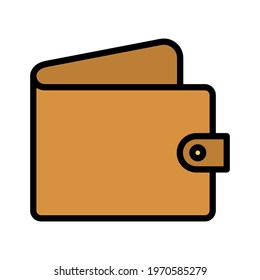 Wallet, money, payment icon vector image. Can also be used for customer support and UI. Suitable for use on web apps, mobile apps and print media.