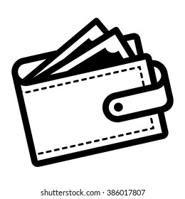 Wallet Money vector icon