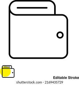 Wallet Money Vector Line Icon