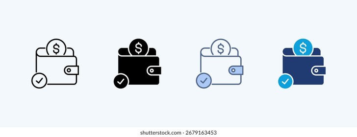 Wallet Multiple Style Icon Collection