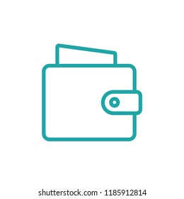 Wallet outline icon