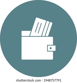 Cartera, pago, cartera de pago, imagen vectorial de icono de tarjeta de crédito. También se puede usar para comprar y para el ecommerce. Idóneo para aplicaciones web, aplicaciones móviles y medios impresos.