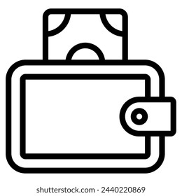 Wallet Payment and finance icon illustration