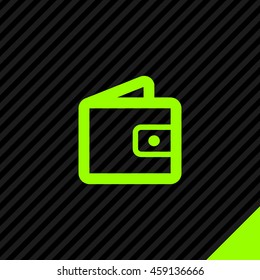 Wallet payment isolated minimal flat icon. Money line vector icon for websites and mobile minimalistic flat design.