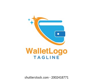 wallet , payment logo vector simple design template
