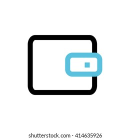 Wallet, payment time line icon. Pixel perfect fully editable vector icon suitable for websites, info graphics and print media.
