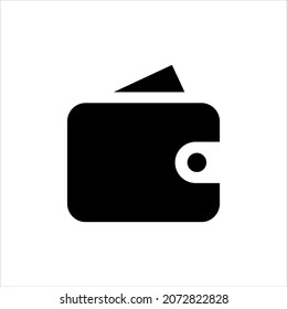 Vektorsymbol-Design für Geldbörse