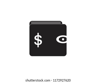 Wallet purse logo vector template