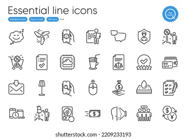 Wallet, Recovery Hdd And Time Management Line Icons. Collection Of Wind Energy, Face Id, Money Transfer Icons. Incoming Mail, Currency Exchange, Waterproof Mattress Web Elements. Vector