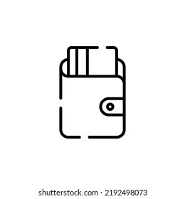 Ballet, Saving, Money Dotted Line Icon Vektorgrafik Logo Vorlage. Geeignet für viele Zwecke.