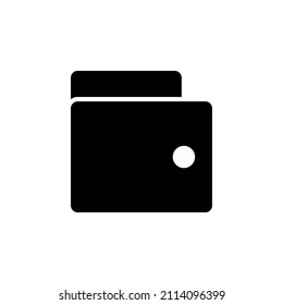 Wallet, Saving, Money Solid Icon Vector Illustration Logo Template. Suitable For Many Purposes.