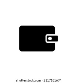 Wallet, Saving, Money Solid Icon Vector Illustration Logo Template. Suitable For Many Purposes.