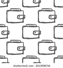 wallet seamless pattern vector shopping business currency