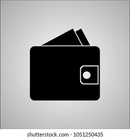 wallet sign icon
