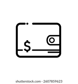 wallet - simple vector icon	
