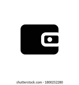 Wallet solid icon. Wallet vector illustration isolated on white. Wallet glyph style design, designed for web and app. Eps 10