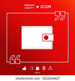 Wallet symbol icon