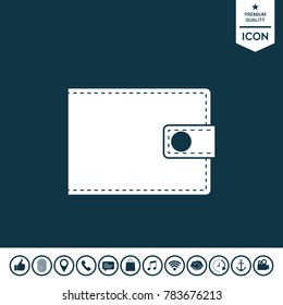Wallet symbol icon