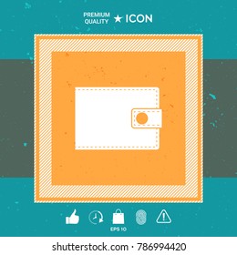 Wallet symbol icon