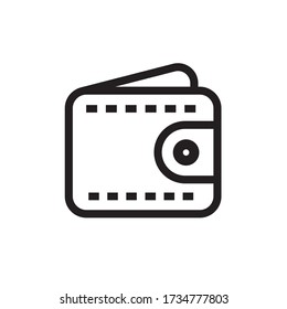 Wallet symbol for your web site design, logo, app.