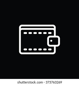 Wallet Thin Line Single Icon