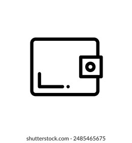 wallet vector design icon isolated on white background