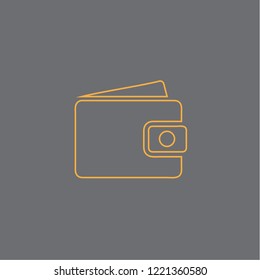 Wallet vector icon