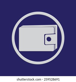Wallet vector icon