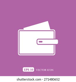 Wallet vector icon