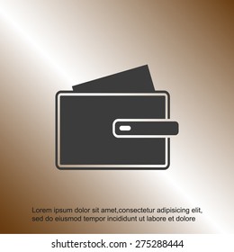 Wallet vector icon