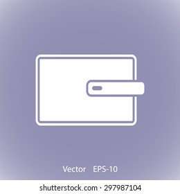 Wallet vector icon
