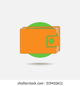 Wallet vector icon