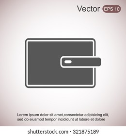 Wallet vector icon