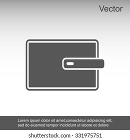 Wallet vector icon
