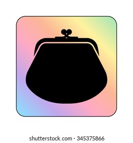 wallet - vector icon