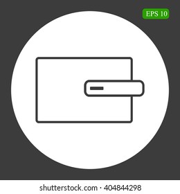 Wallet vector icon
