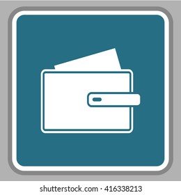 Wallet vector icon
