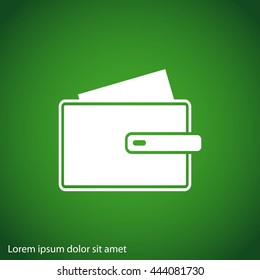 Wallet vector icon
