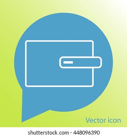 Wallet vector icon
