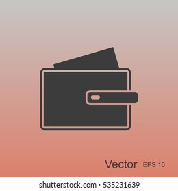 Wallet vector icon