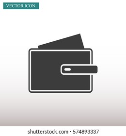 Wallet vector icon
