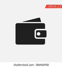 Wallet vector icon