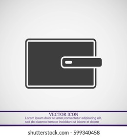 Wallet vector icon